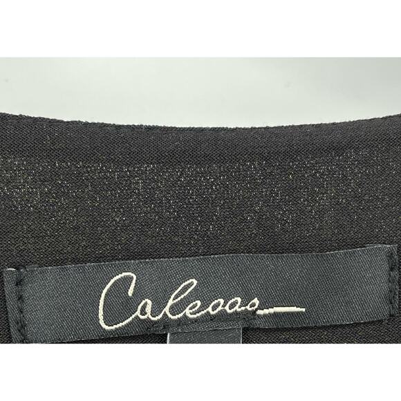 New Calessa Floral Mesh Layered Tunic Shirt Plus Size 2X Layered 3/4 sleeves - Picture 6 of 7